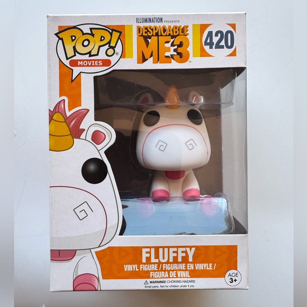 Funko Pop! Despicable Me 3 Pop! Movies Fluffy 420 Vinyl Figure new NIB
